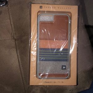 Thread Wallet phone case for iPhone 6+/6s+/7+/8+